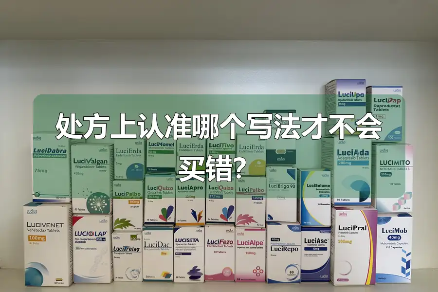 处方上认准哪个写法才不会买错?